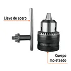 Broquero 1/2' con llave, cuerpo moleteado, TRUPER 2