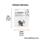 Bolsa con 2 carbones p/rotomartillos y taladro Grupo3,TRUPER 3
