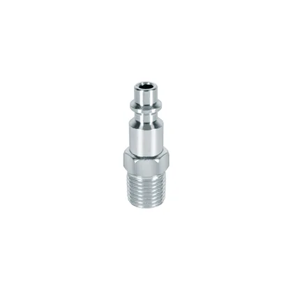 Conector rápido de acero, macho, cuerda 1/4' NPT, PRETUL