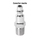Conector rápido de acero, macho, cuerda 1/4' NPT, PRETUL 2
