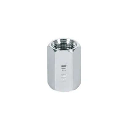 Cople de acero, hembra-hembra, cuerda 1/4' NPT, PRETUL
