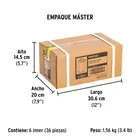 Cople de acero, hembra-hembra, cuerda 1/4' NPT, PRETUL 6