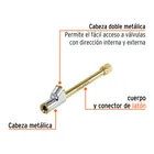 Inflador de cabeza doble, cuerda 1/4' NPT, TRUPER 2