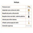 Juego pistola sopleteadora,2 boquillas,4 accesorios, TRUPER 2
