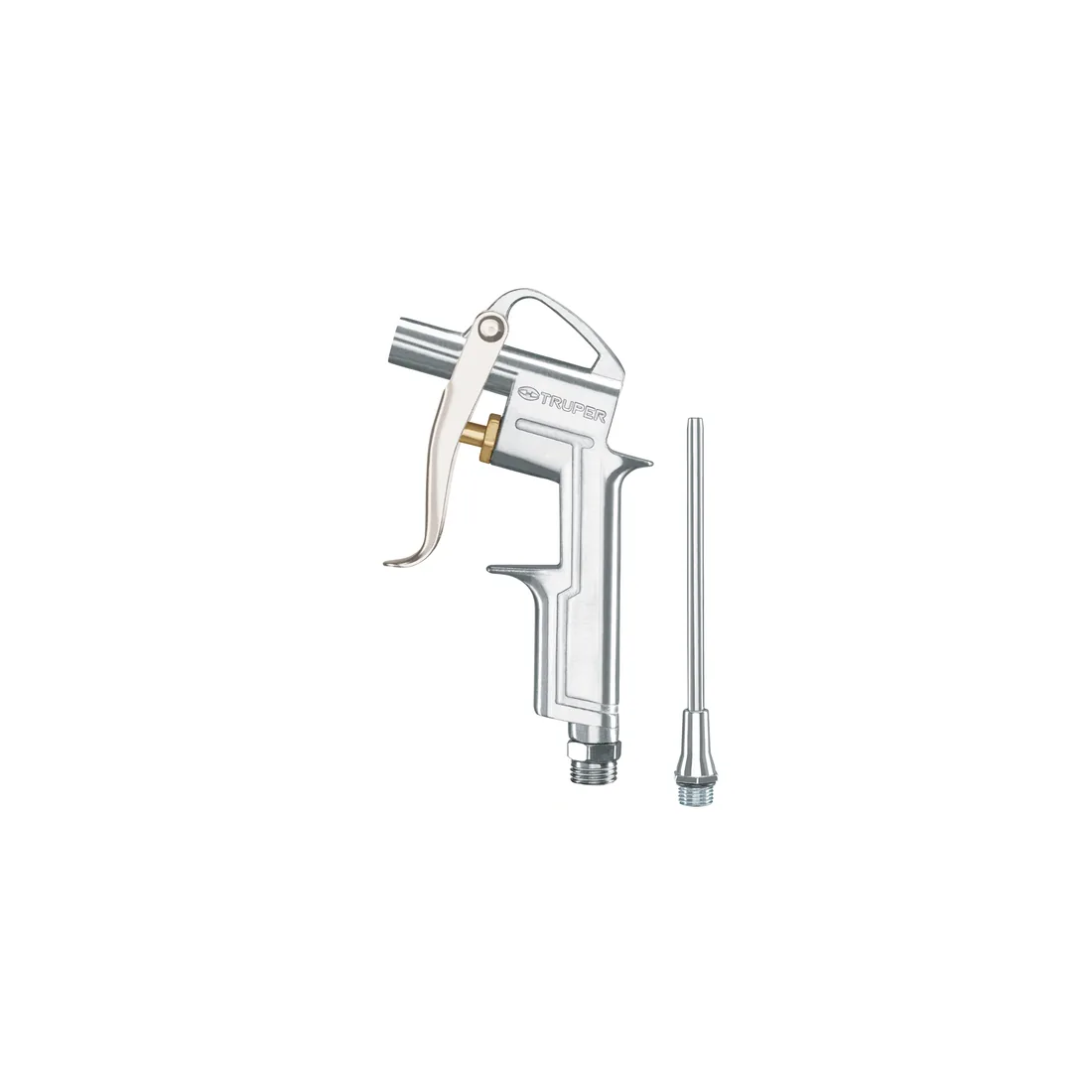 Pistola de aluminio para sopletear, boquilla ext 4',TRUPER