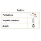 Pistola metálica para sopletear, cuerda 1/4' NPT, TRUPER 2