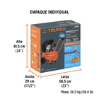 Kit Compresor lub, 25L, manguera y pistola grav,127V, TRUPER 6