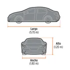 Cubierta para autos grandes, 1.8 x 5.7 x 1.2 m, TRUPER 3