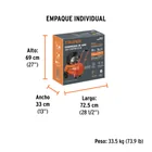 Compresor lubricado, 50L, 3-1/2HP, horizontal, 127V, TRUPER 6