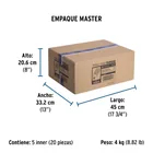 Lámpara espiral T4 45 W alta potencia luz de día, caja 7