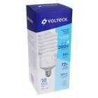Lámpara espiral T4 55 W alta potencia luz de día, caja 4