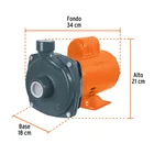 Bomba centrífuga para agua, 1 HP, TRUPER 3