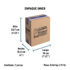 Lámpara espiral T4 65 W alta potencia luz de día, caja 6
