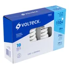 Pack 4 lámparas espiral T4 28 W luz de día, caja, VOLTECK 1