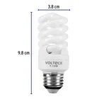 Lámpara espiral mini T2 11 W luz de día en blíster, VOLTECK 3