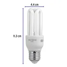 Lámpara triple T3 9 W luz de día en blíster, VOLTECK 3