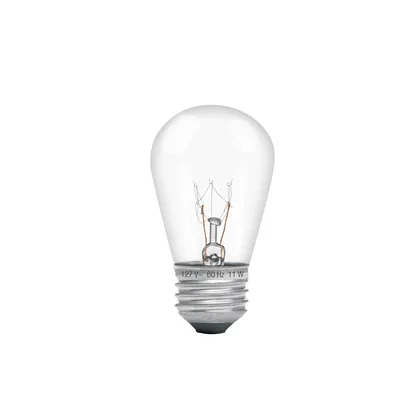 Lámpara incandescente S14 11 W luz cálida, VOLTECK
