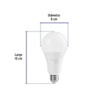 Foco LED 18W (125W) A25, 6500K blanca fría, 1800 lm, BASIC 3