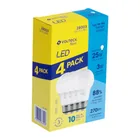 Pack 4 focos LED 3W (25W) G45, 6500K fría, 270 lm, BASIC 1