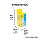 Foco LED 16W (100W) A22, 6500K blanca fría, 1550 lm, BASIC 5