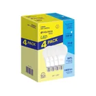 Pack 4 focos LED 18W (125W) A25, 6500K fría, 1800 lm, BASIC 1