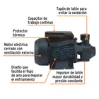Bomba periférica 1HP, altura máx 60m, uso agrícola, TRUPER 2