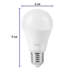 Foco LED 9W (60W) A19, sensor de movimiento, 6500K, VOLTECK 3
