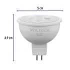 Foco LED MR16 GU5.3 4W (30W) 3000K luz blanca cálida VOLTECK 3