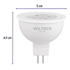 Foco LED MR16 GU5.3 4W (30W) 6500 K luz blanca fría, VOLTECK 3