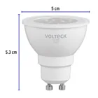 Foco LED MR16 GU10 4 W (30W) 6500 K luz blanca fría, VOLTECK 3
