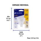 Foco LED MR16 GU10 6W (40W) 3000K luz blanca cálida, VOLTECK 5