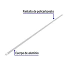 Tubo LED T8 36W FA8 6500K blanca fría, transparente, VOLTECK 2