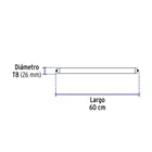 Tubo LED T8 36W FA8 6500K blanca fría, transparente, VOLTECK 3