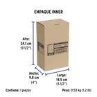 Arbotante LED exterior 5 W 3000K 1 spot, 7x22 cm, VOLTECK 8