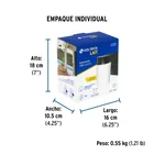 Arbotante de pared tipo vaso, lámpara no incluida, VOLTECK 7