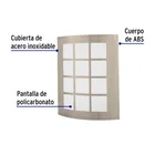 Arbotante LED exterior 15 W 3000K, 18x22 cm, VOLTECK 3