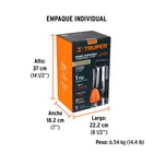 Bomba sumergible acero inoxidable, agua sucia, 1 HP, TRUPER 7