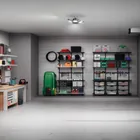 Lámpara LED 100W 6500K con 4 paneles abatibles, VOLTECK 2