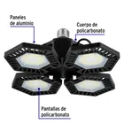 Lámpara LED 100W 6500K con 4 paneles abatibles, VOLTECK 3
