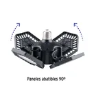 Lámpara LED 100W 6500K con 4 paneles abatibles, VOLTECK 5