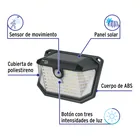 Luminario solar LED 3W 6500K, sensor de movimiento, VOLTECK 2