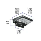 Arbotante solar LED 1.1 W con sensor de movimiento, VOLTECK 5