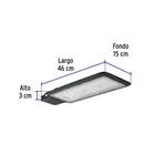 Luminario suburbano LED 100 W 6500 K, VOLTECK BASIC 3