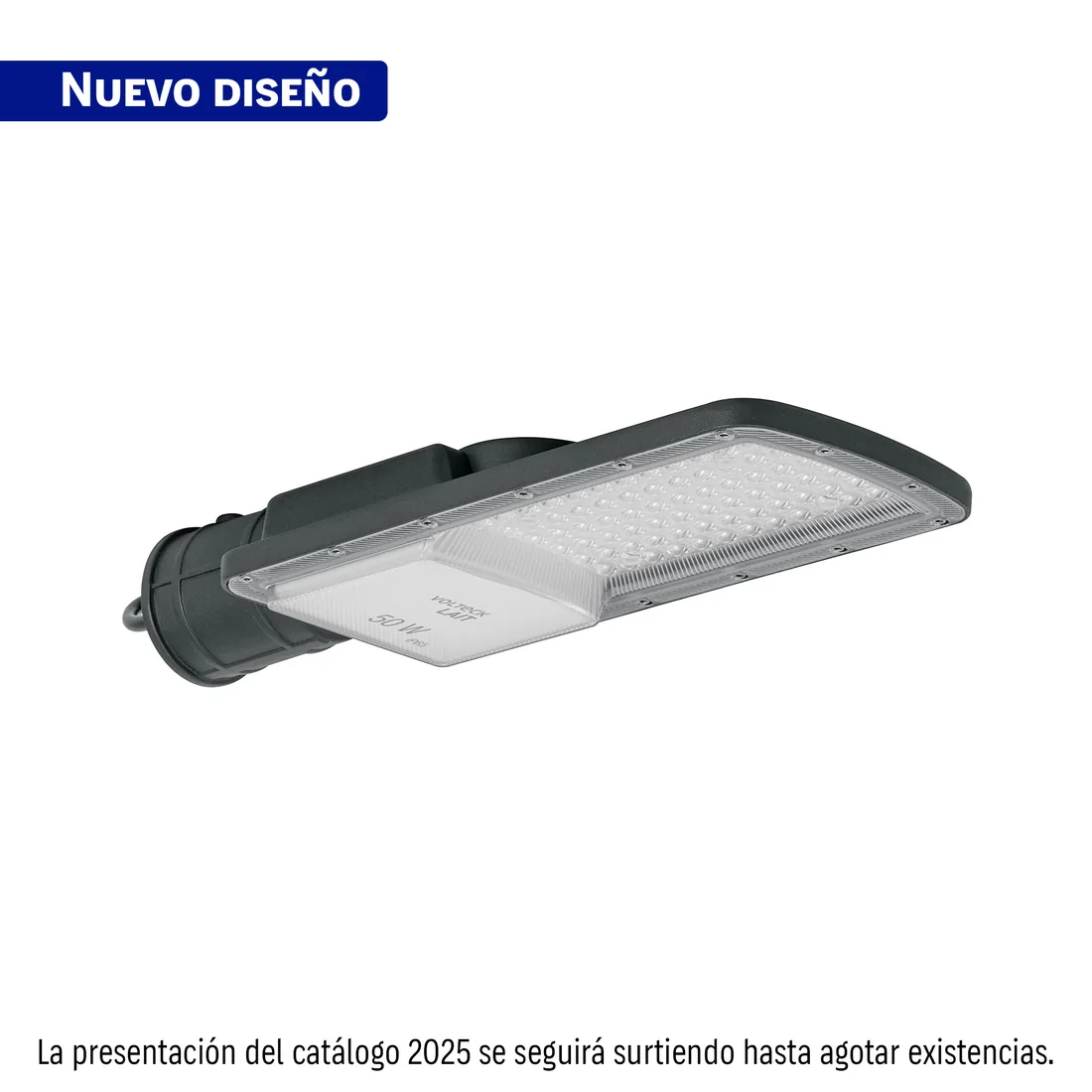 Luminario suburbano LED 50 W 6500 K, plano, VOLTECK
