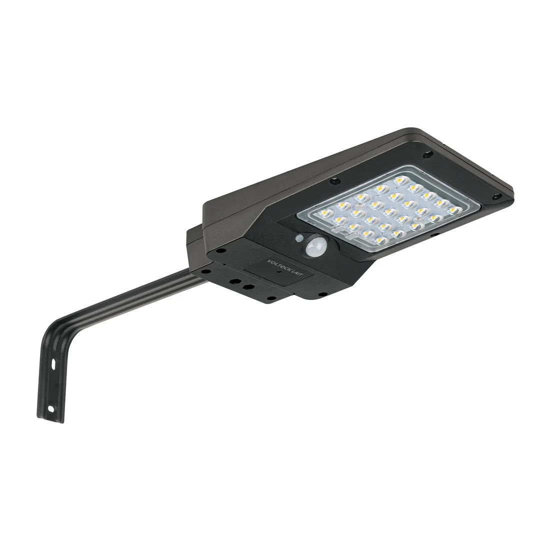 Luminario suburbano solar LED 4 W 6500 K con sensor de luz