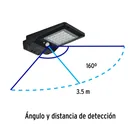 Luminario suburbano solar LED 4 W 6500 K con sensor de luz 4