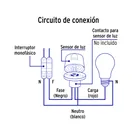 Fotocelda montaje de 1/2 vuelta, tensión 127 - 220 V 5