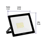 Reflector LED para exteriores 30W 6500K, VOLTECK BASIC 4