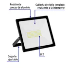 Reflector LED para exteriores 50W 6500K, VOLTECK BASIC 2