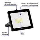Reflector LED para exteriores 20W 3000K, VOLTECK BASIC 4